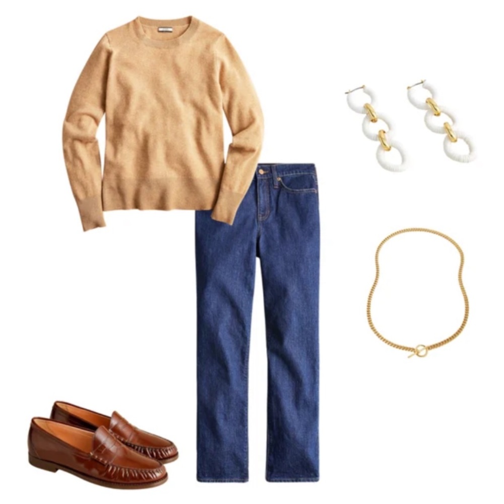 J.Crew Cotton raffia-wrapped chain earrings - Picture 10 of 13